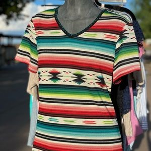 Double D Ranch Serape Top